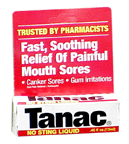 tanac,tanac liquid,mouth sore